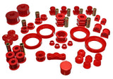 Energy Suspension 99-00 Honda Civic Si Red Hyper-Flex Master Bushing Set Energy Suspension Bushing Kits  AXOPROS
