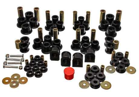 Energy Suspension 99-04 Ford F-250 4WD Superduty Black Hyper-flex Master Bushing Set Energy Suspension Bushings - Full Vehicle Kits  AXOPROS
