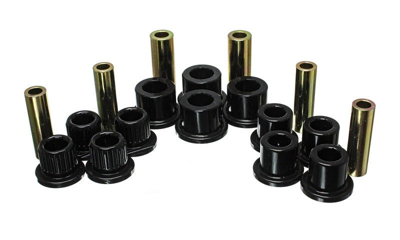 Energy Suspension 99-04 Ford F-350 2wd/F-250 SD 4wd/F-350 4wd Black Rear Leaf Spring Bushing Set Energy Suspension Bushing Kits  AXOPROS