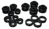 Energy Suspension 99-07 Ford F-250/F-350 SD 2/4WD Crew Cab Body Mount Set - Black Energy Suspension Bushing Kits  AXOPROS