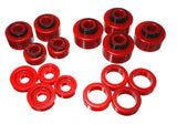Energy Suspension 99-07 Ford F-250/F-350 SD 2/4WD Crew Cab Body Mount Set - Red Energy Suspension Bushing Kits  AXOPROS