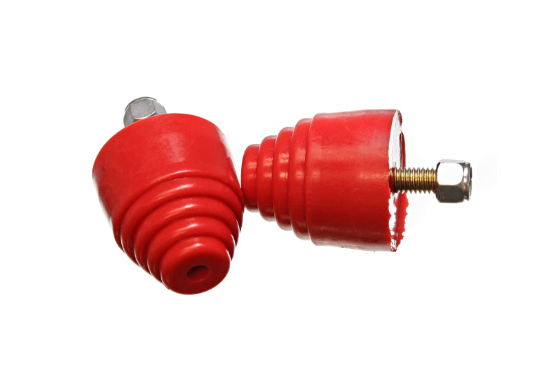 Energy Suspension All Purpose Red Bump Stop Set 2 1/8 inch Tall / 2 inch dia. (2 per set) Energy Suspension Bushing Kits  AXOPROS