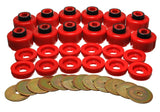 Energy Suspension Body Mount Set - Red Energy Suspension Bushing Kits  AXOPROS