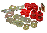 Energy Suspension Body Mount Set-Reg Access & Dbl Cab - Red Energy Suspension Bushing Kits  AXOPROS