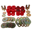 Energy Suspension Body Mount Set-Reg Access & Dbl Cab - Red Energy Suspension Bushing Kits  AXOPROS