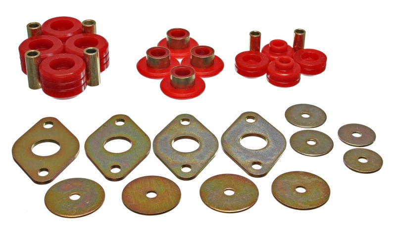 Energy Suspension Cab Mount Bushing - Red Energy Suspension Bushing Kits  AXOPROS