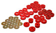 Energy Suspension Chevrolet 4 door Red Body Mounts (Recommended for Police/Taxi/Race) Energy Suspension Bushing Kits  AXOPROS