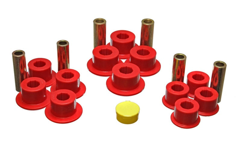 Energy Suspension Chevy Rear Leaf Spring Set - Red Energy Suspension Bushing Kits  AXOPROS