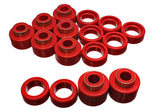 Energy Suspension Chevy Xtra Cab 2&4Wd Body Mts - Red Energy Suspension Bushing Kits  AXOPROS
