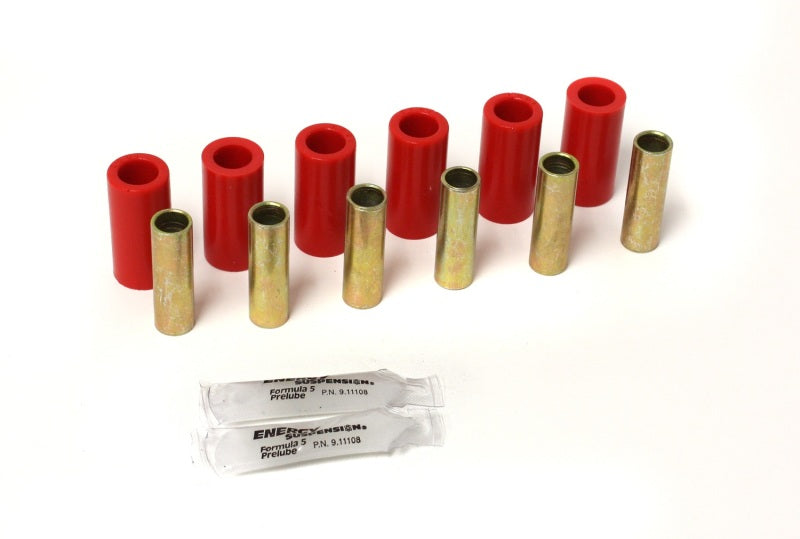 Energy Suspension Cj Sprg Bush/ Frt Or Rr - Red Energy Suspension Bushing Kits  AXOPROS