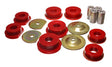 Energy Suspension Dodge 08-10 Challenger/ 07-10 Charger/05-08 Magnum RWD Red Rear Subframe Bushings Energy Suspension Bushing Kits  AXOPROS