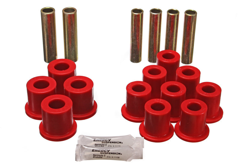Energy Suspension Fd Trk Rr Sprg Bush - Red Energy Suspension Bushing Kits  AXOPROS