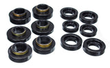 Energy Suspension GM Black Body to Frame Mount and Radiator Support Bushing Set Energy Suspension Bushing Kits  AXOPROS