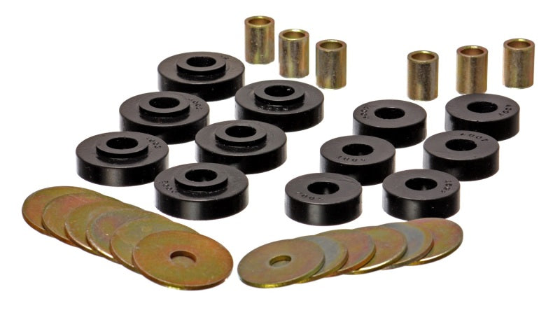 Energy Suspension GM Corvette Black Body Mount Set Energy Suspension Bushing Kits  AXOPROS