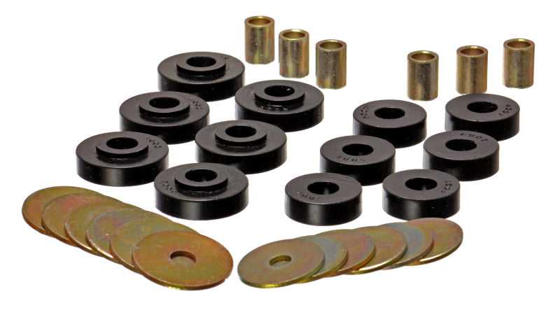 Energy Suspension GM Corvette Black Body Mount Set Energy Suspension Bushing Kits  AXOPROS