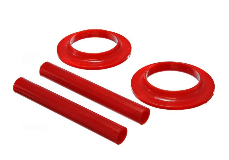 Energy Suspension Gm Spring Isolator Set - Red Energy Suspension Bushing Kits  AXOPROS