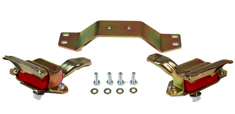Energy Suspension Mustang 4.6L Motor Mounts - Red Energy Suspension Bushing Kits  AXOPROS