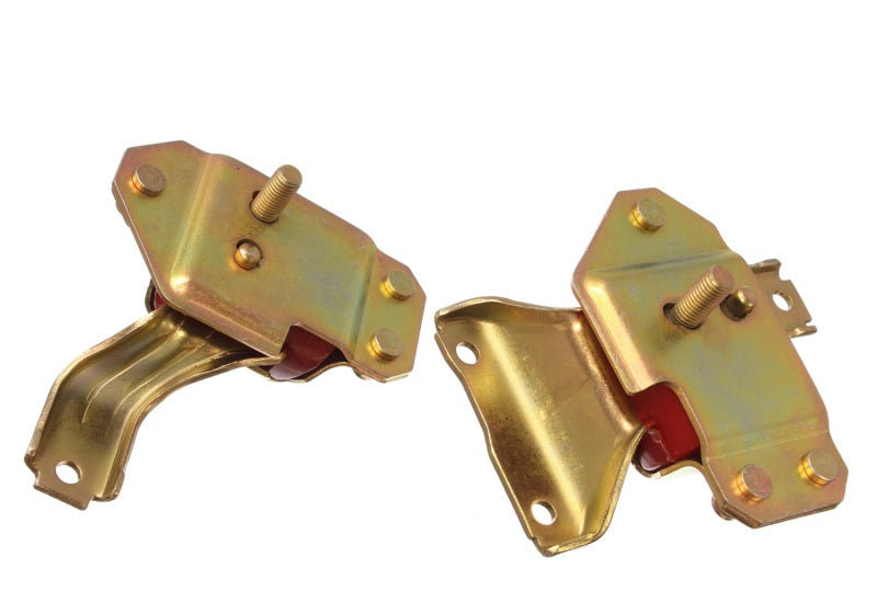 Energy Suspension Mustang 4.6L Motor Mounts - Red Energy Suspension Bushing Kits  AXOPROS