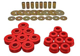 Energy Suspension Nissan/Datsun Red Body Mount Set Energy Suspension Bushing Kits  AXOPROS