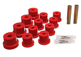 Energy Suspension Nova Mono Leaf Spring Bushings - Red Energy Suspension Bushing Kits  AXOPROS