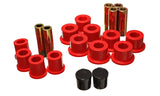 Energy Suspension Rear Spring Bushing Set - Red Energy Suspension Bushing Kits  AXOPROS