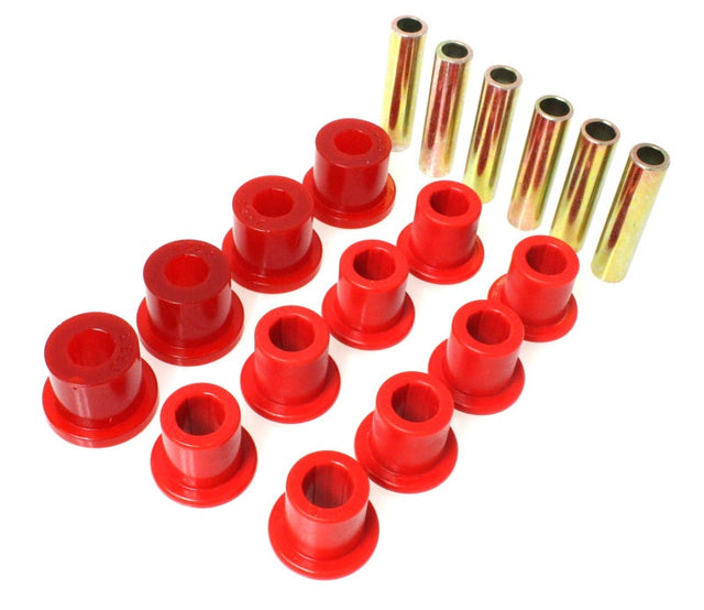 Energy Suspension Spring & Shackle Bushing - Red Energy Suspension Bushing Kits  AXOPROS