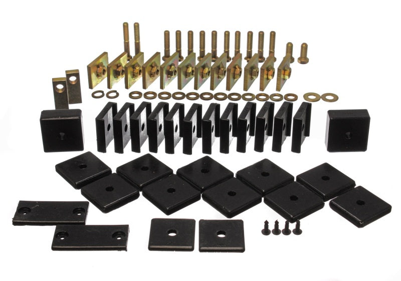 Energy Suspension Toy Land Cruiser Bodymount Set - Black Energy Suspension Bushing Kits  AXOPROS