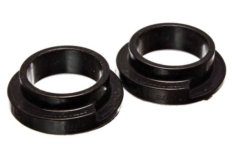 Energy Suspension Universal 2 1/8in ID 2 1/2in OD 5/8in H Black Coil Spring Isolators (2 per set) Energy Suspension Bushing Kits  AXOPROS
