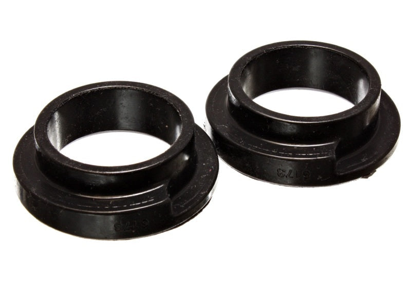 Energy Suspension Universal 2 1/8in ID 2 1/2in OD 5/8in H Black Coil Spring Isolators (2 per set) Energy Suspension Bushing Kits  AXOPROS