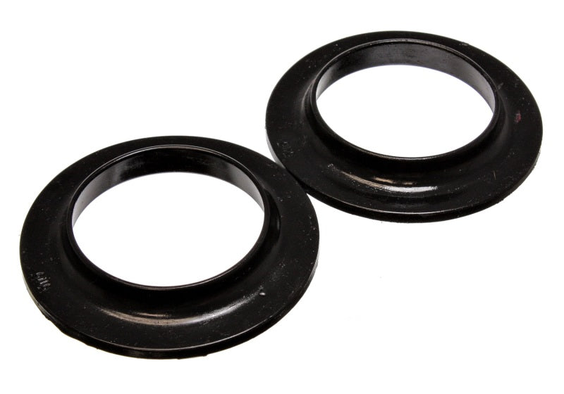 Energy Suspension Universal 3-3/4in ID 5-13/16in OD 7/8in H Black Coil Spring Isolators (2 per set) Energy Suspension Bushing Kits  AXOPROS