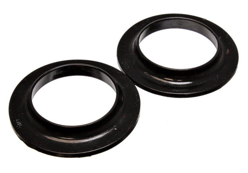 Energy Suspension Universal 3-3/4in ID 5-13/16in OD 7/8in H Black Coil Spring Isolators (2 per set) Energy Suspension Bushing Kits  AXOPROS