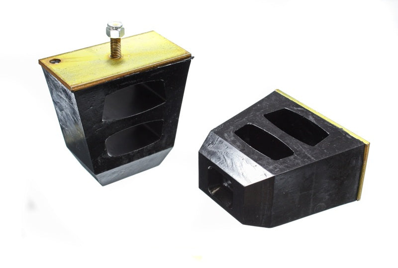Energy Suspension Universal 4.5in Tall x 4.5in Long x 2.5in Wide Black Bump Stops (2 per set) Energy Suspension Bushing Kits  AXOPROS