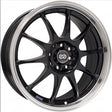 Enkei J10 17x7 5x100/114.3 38mm Offset Dia Matte Black w/ Machined Lip Wheel Enkei Wheels - Cast  AXOPROS