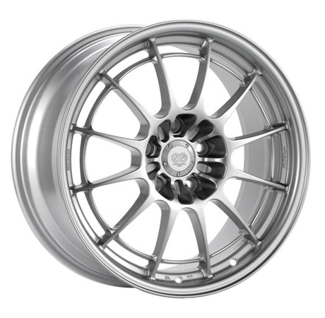 Enkei NT03+M 18x8.5 5x114.3 38mm Offset 72.6mm Bore Silver Wheel G35/350z Enkei Wheels - Cast  AXOPROS
