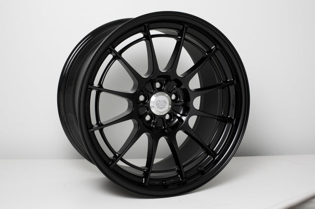 Enkei NT03+M 18x9.5 5x100 40mm Offset Black Wheel (Min Order Qty 40) Enkei Wheels - Cast  AXOPROS