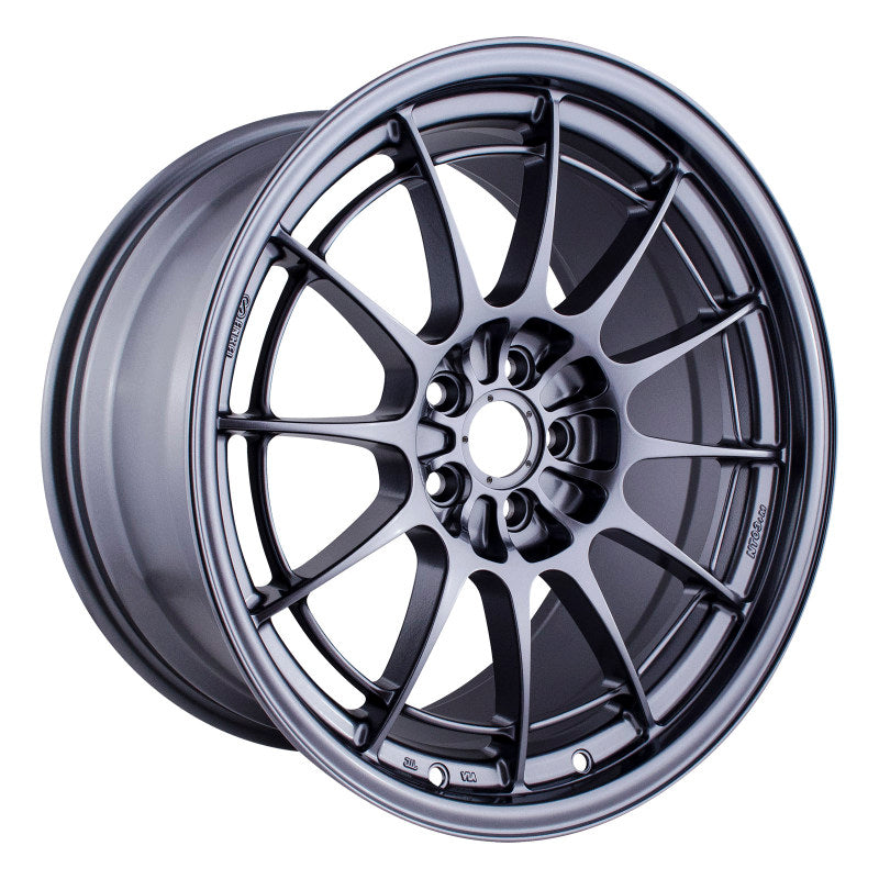 Enkei NT03+M 18x9.5 5x100 40mm Offset Gunmetal Wheel (MIN ORDER QTY 40) Enkei Wheels - Cast  AXOPROS