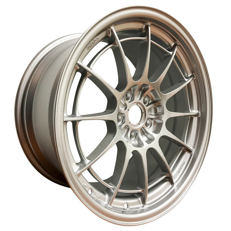 Enkei NT03+M 18x9.5 5x108 40mm Offset 72.6mm Bore F1 Silver Wheel (MIN ORDER QTY 40) Enkei Wheels - Cast  AXOPROS