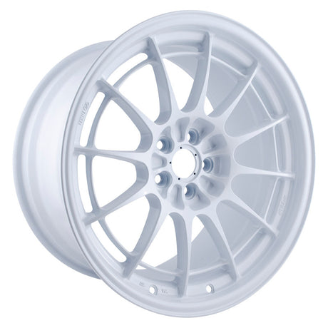 Enkei NT03+M 18x9.5 5x114.3 40mm Offset 72.6mm Bore Vanquish White Wheel (MOQ of 40) Enkei Wheels - Cast  AXOPROS