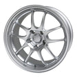 Enkei PF01SS 17x9 5x114.3 60mm Offset 75mm Bore Diameter Silver Wheel Enkei Wheels - Cast  AXOPROS