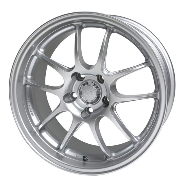 Enkei PF01SS 17x9 5x114.3 60mm Offset 75mm Bore Diameter Silver Wheel Enkei Wheels - Cast  AXOPROS
