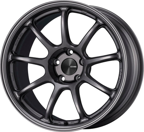 Enkei PF09 17x9 5x114.3 45mm Offset 75mm Bore Dark Silver Wheel Enkei Wheels - Cast  AXOPROS