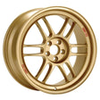 Enkei RPF1 17x8 5x114.3 45mm Offset 73mm Bore Gold Wheel 05-07 STI/06-10 Civic Si Enkei Wheels - Cast  AXOPROS