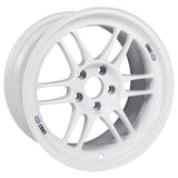 Enkei RPF1 17x9 5x114.3 22mm Offset 73mm Bore Vanquish White Wheel Enkei Wheels - Cast  AXOPROS