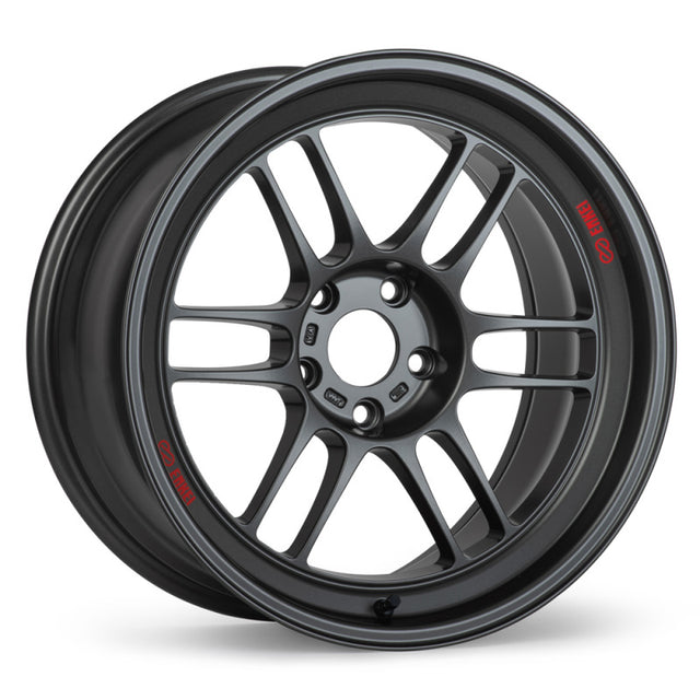 Enkei RPF1RS 18x10.5 5x114.3 10mm Offset 75mm Bore Matte Gunmetal Wheel Enkei Wheels - Cast  AXOPROS