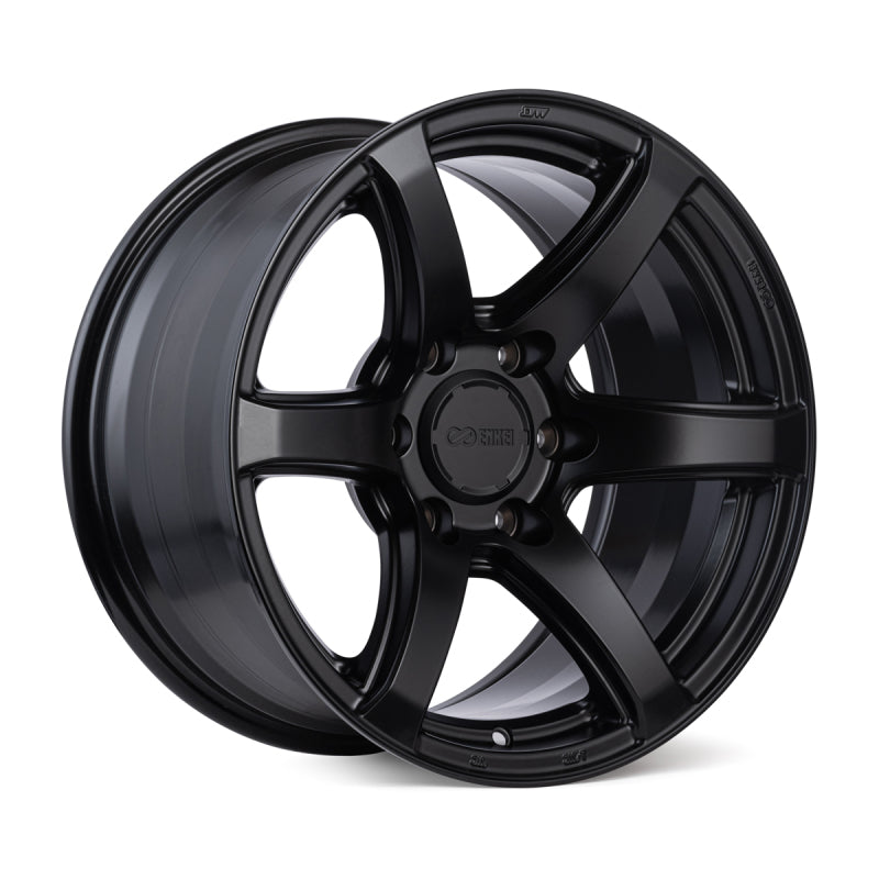 Enkei T6R 18x8.5 38mm Offset 5x114.3 Bolt Pattern 72.6 Bore Gloss Black Wheel Enkei Wheels - Cast  AXOPROS