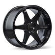 Enkei T6R 18x9.5 38mm Offset 5x114.3 Bolt Pattern 72.6 Bore Gloss Black Wheel Enkei Wheels - Cast  AXOPROS
