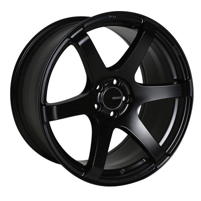 Enkei T6S 18x8.5 45mm Offset 5x100 Bolt Pattern 72.6 Bore Matte Black Wheel Enkei Wheels - Cast  AXOPROS