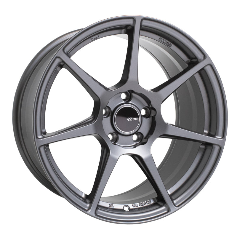 Enkei TFR 18x9.5 5x114.3 38mm Offset 72.6 Bore Diameter Matte Gunmetal Wheel Enkei Wheels - Cast  AXOPROS