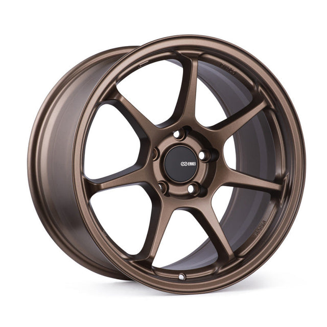 Enkei TS-7 18x9.5 5x120 45mm Offset 72.6mm Bore Matte Bronze Wheel Enkei Wheels - Cast  AXOPROS