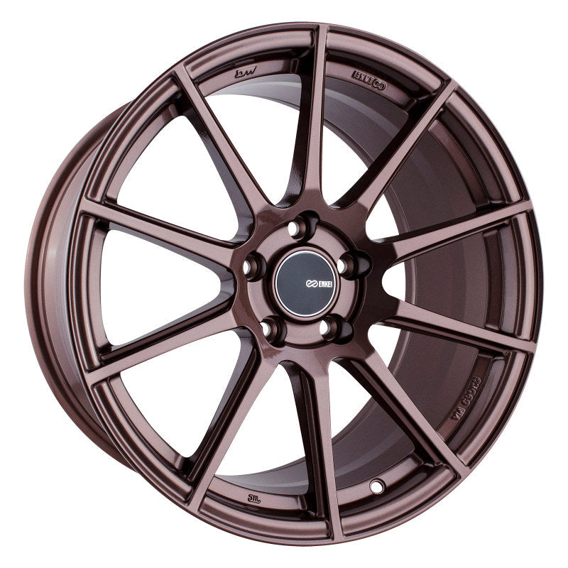 Enkei TS10 18x9.5 35mm Offset 5x114.3 Bolt Pattern 72.6mm Bore Dia Copper Wheel Enkei Wheels - Cast  AXOPROS